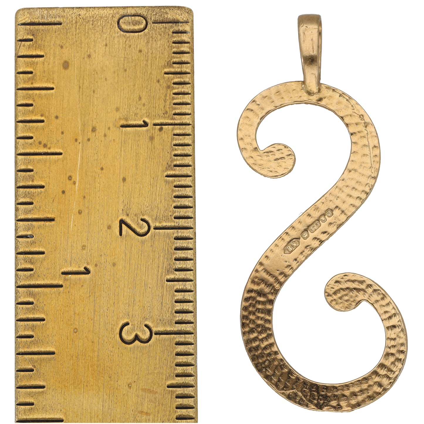 9ct Gold Initial S Pendant