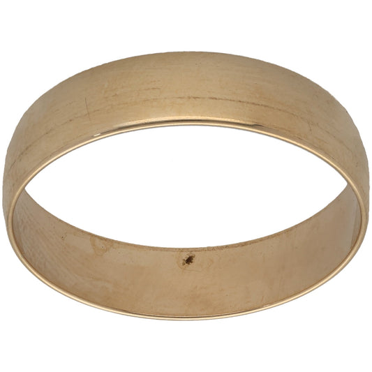 9ct Gold Plain Wedding Ring Size W