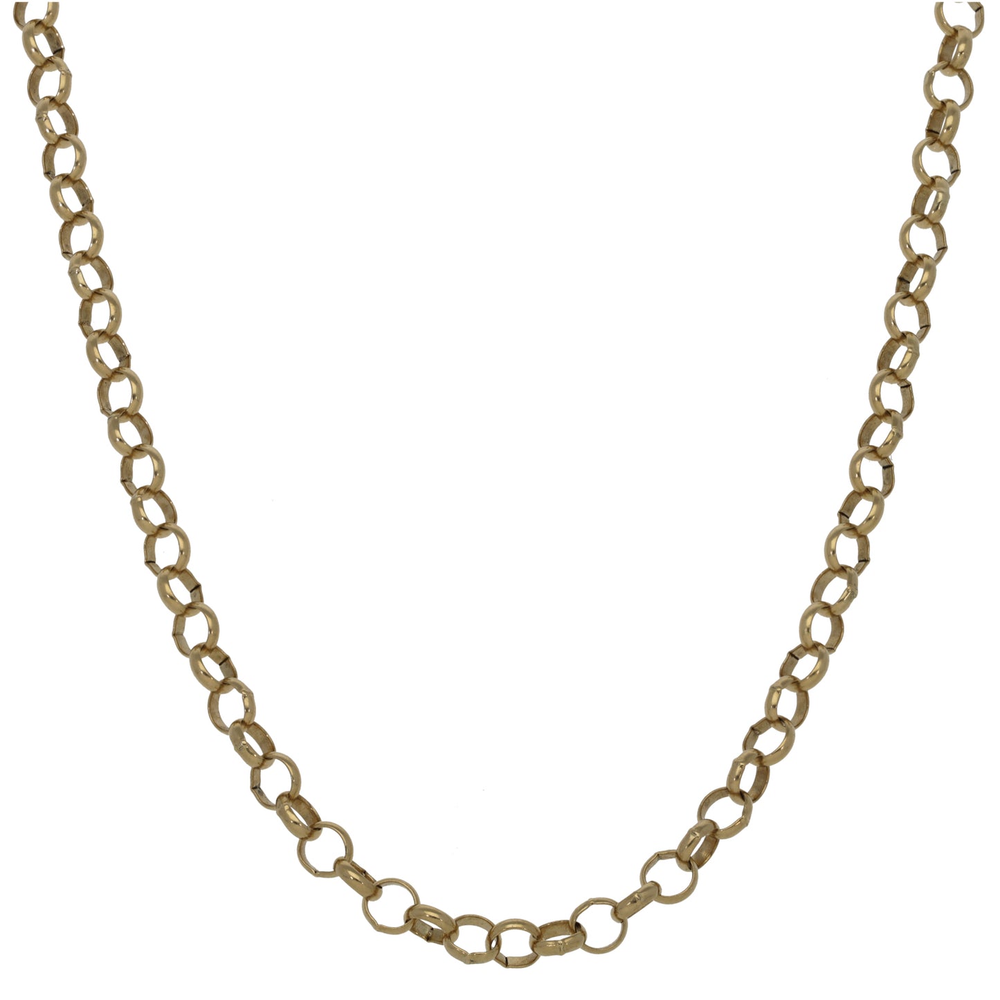 9ct Gold Belcher Chain 22"