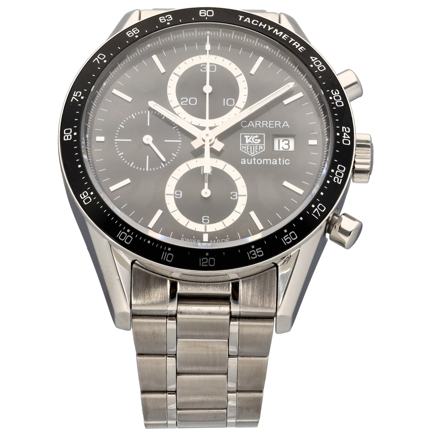 Tag Heuer Carrera CV2010 41mm Stainless Steel Watch