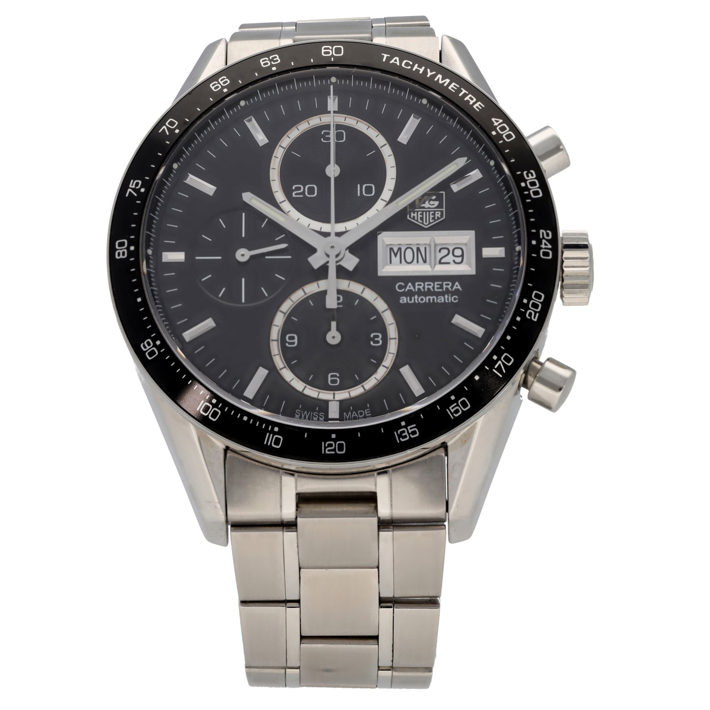 Tag Heuer Carrera CV201AG 41mm Stainless Steel Watch