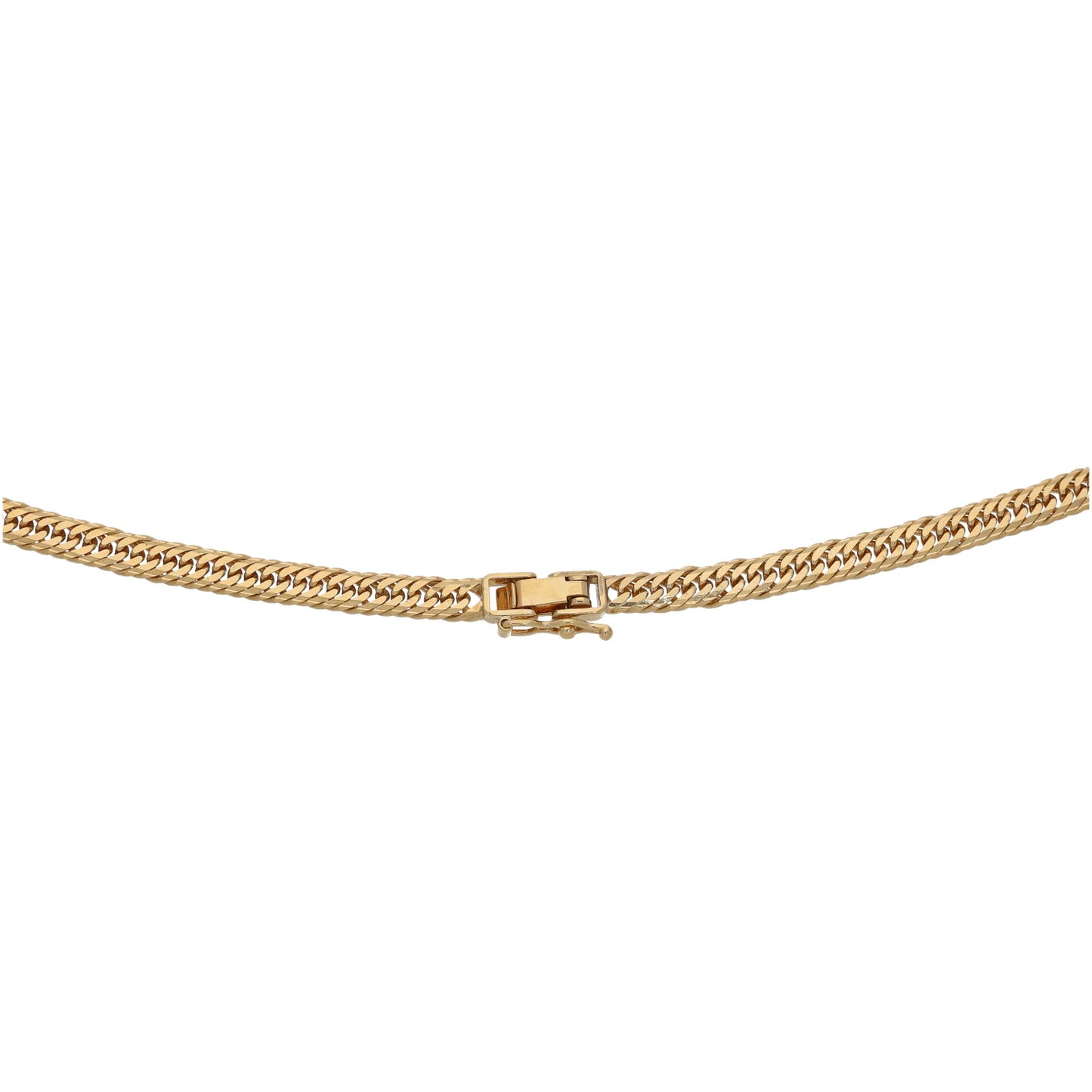 9ct Gold Double Curb Chain 17"