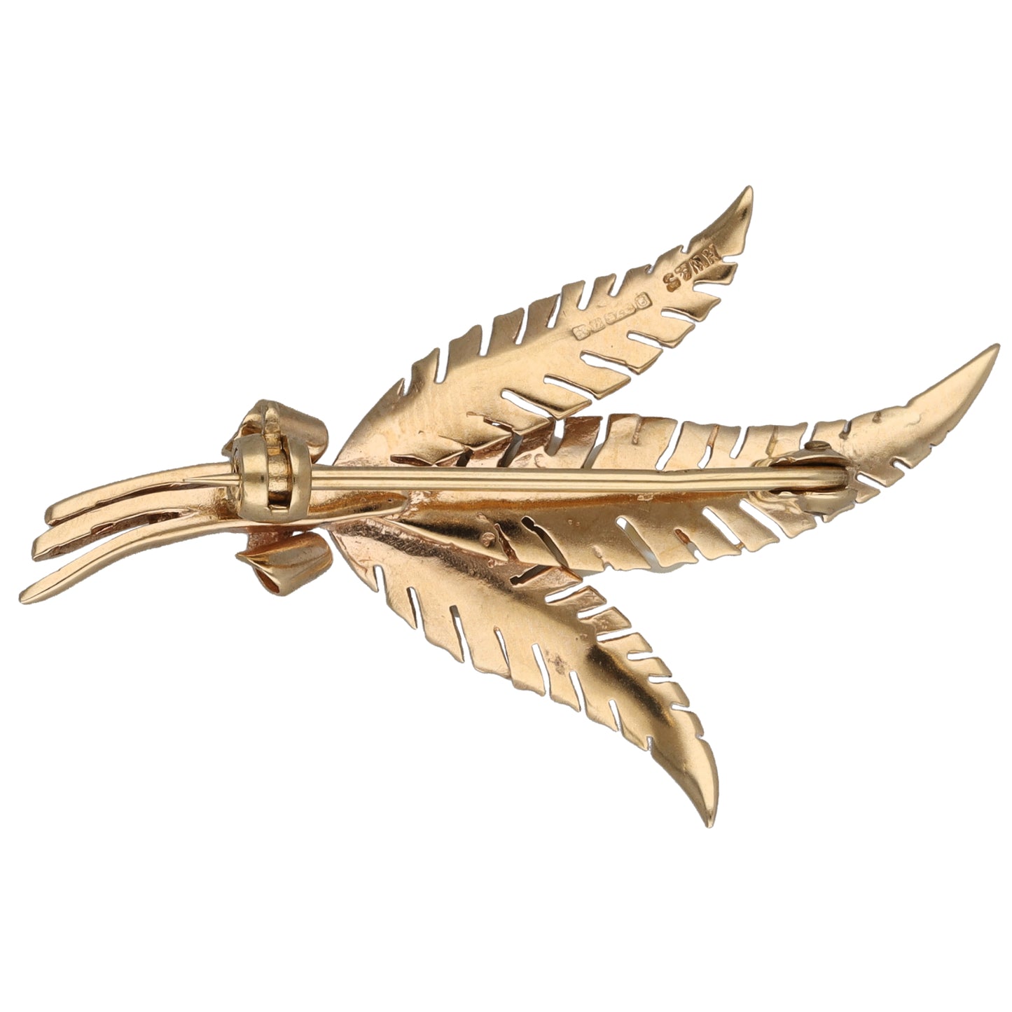 9ct Gold Cultured Pearl Dress Brooch