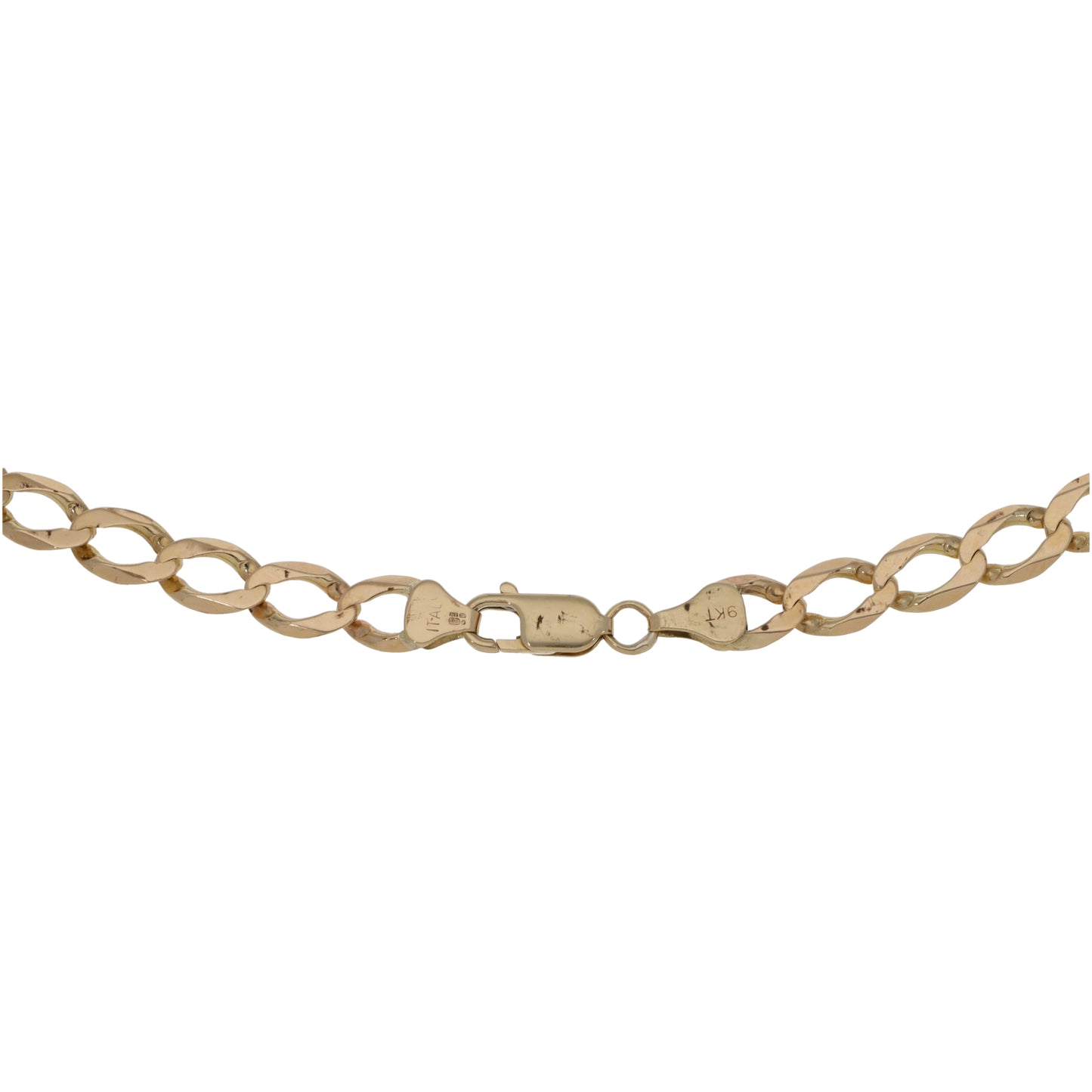 9ct Gold Curb Chain 24"