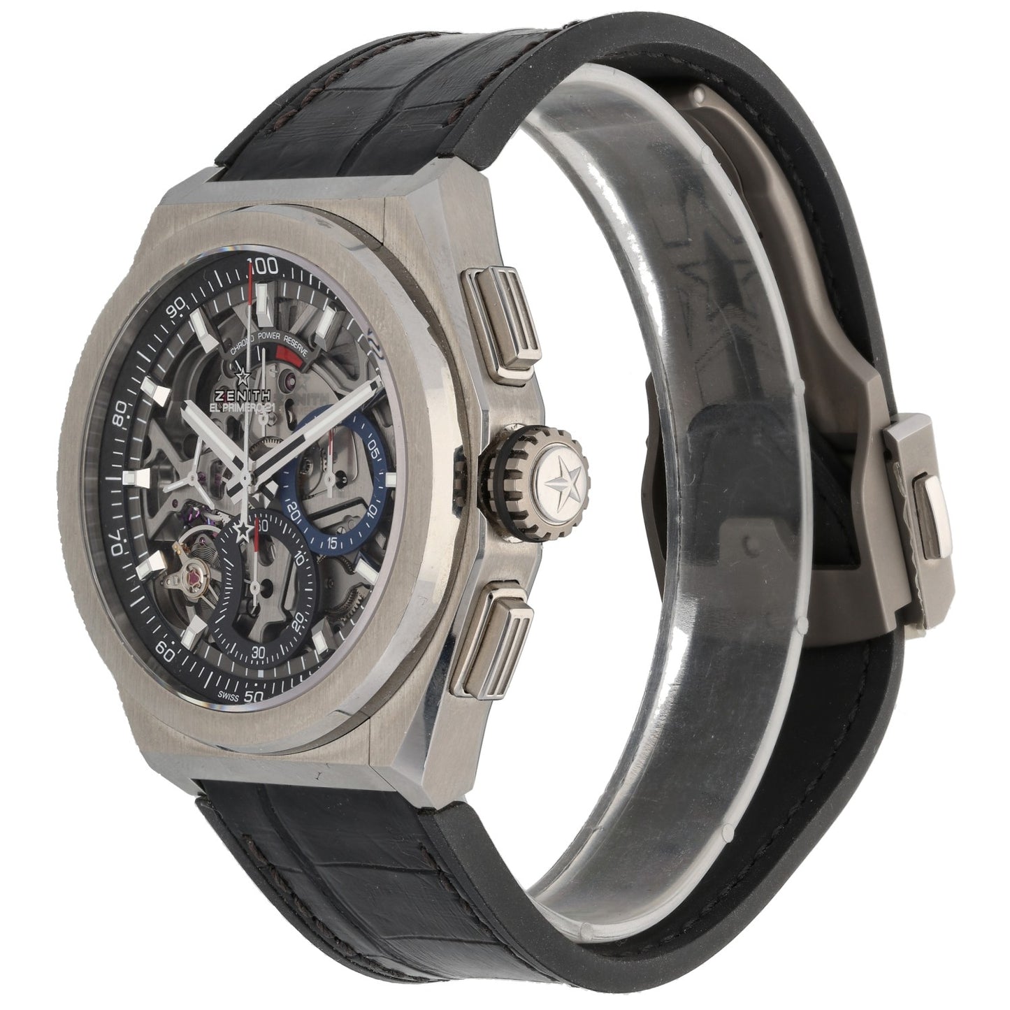 Zenith Defy El Primero 95.9000.9004/78 44mm Titanium Watch (Ex-Display)