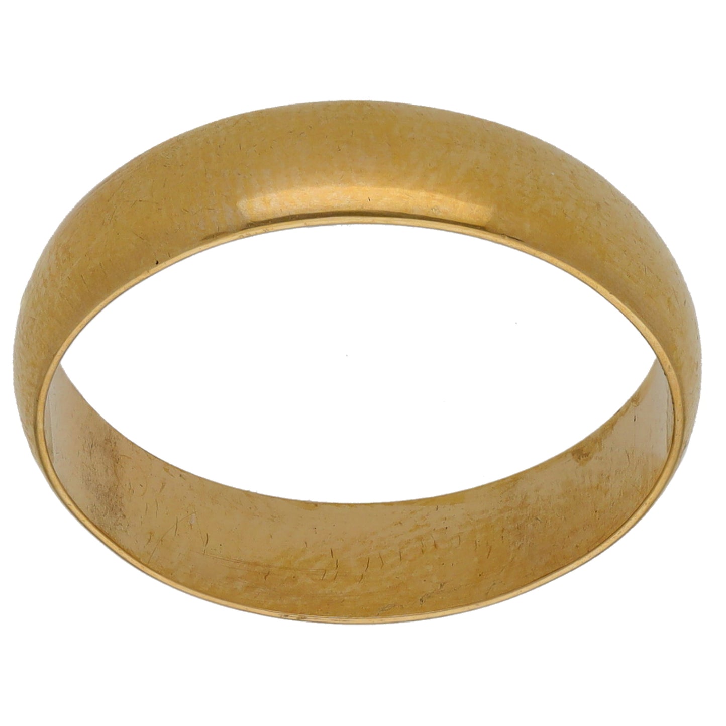 9ct Gold Plain Wedding Ring Size Q