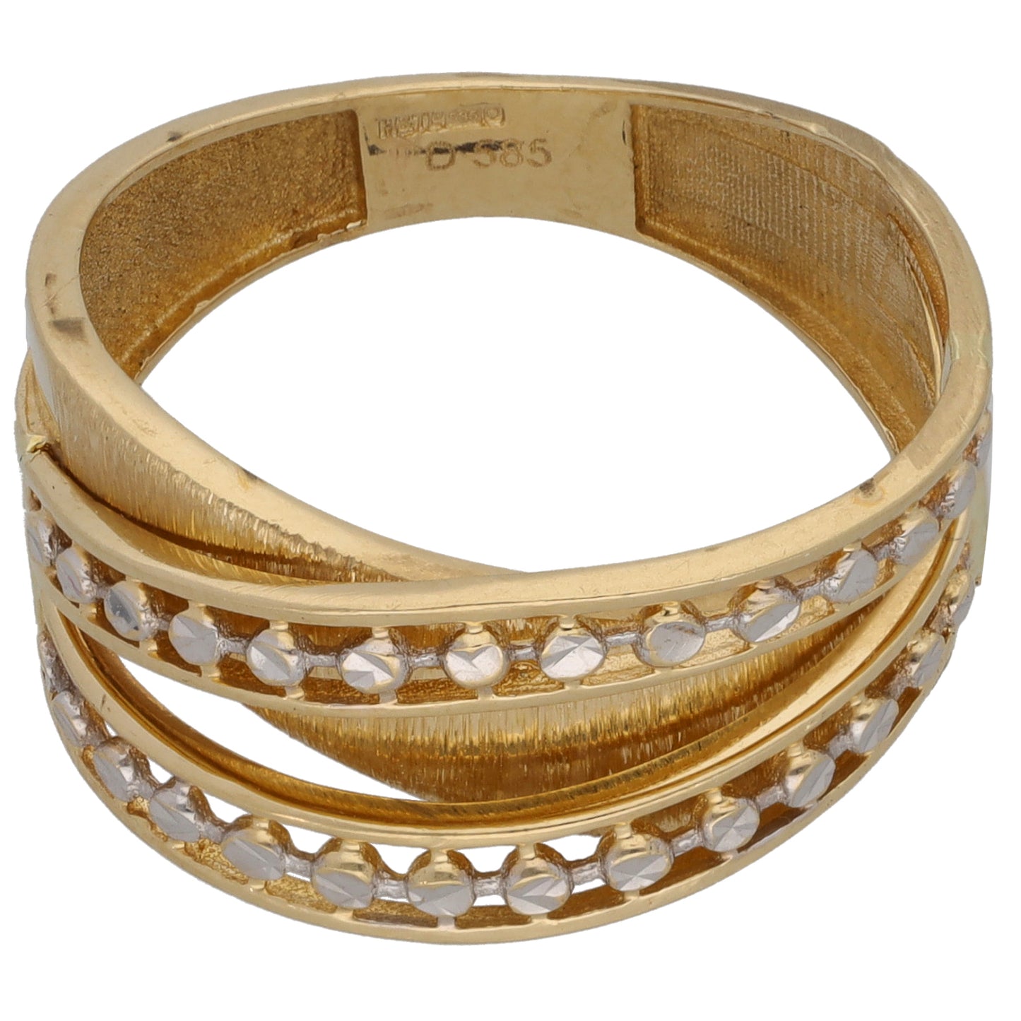 14ct Gold Alternative Ring Size P