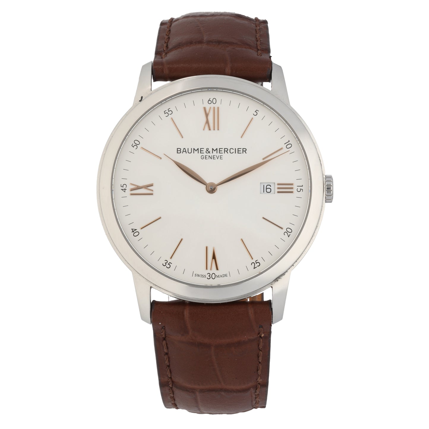 Baume Et Mercier Classima 65838 42mm Stainless Steel Watch