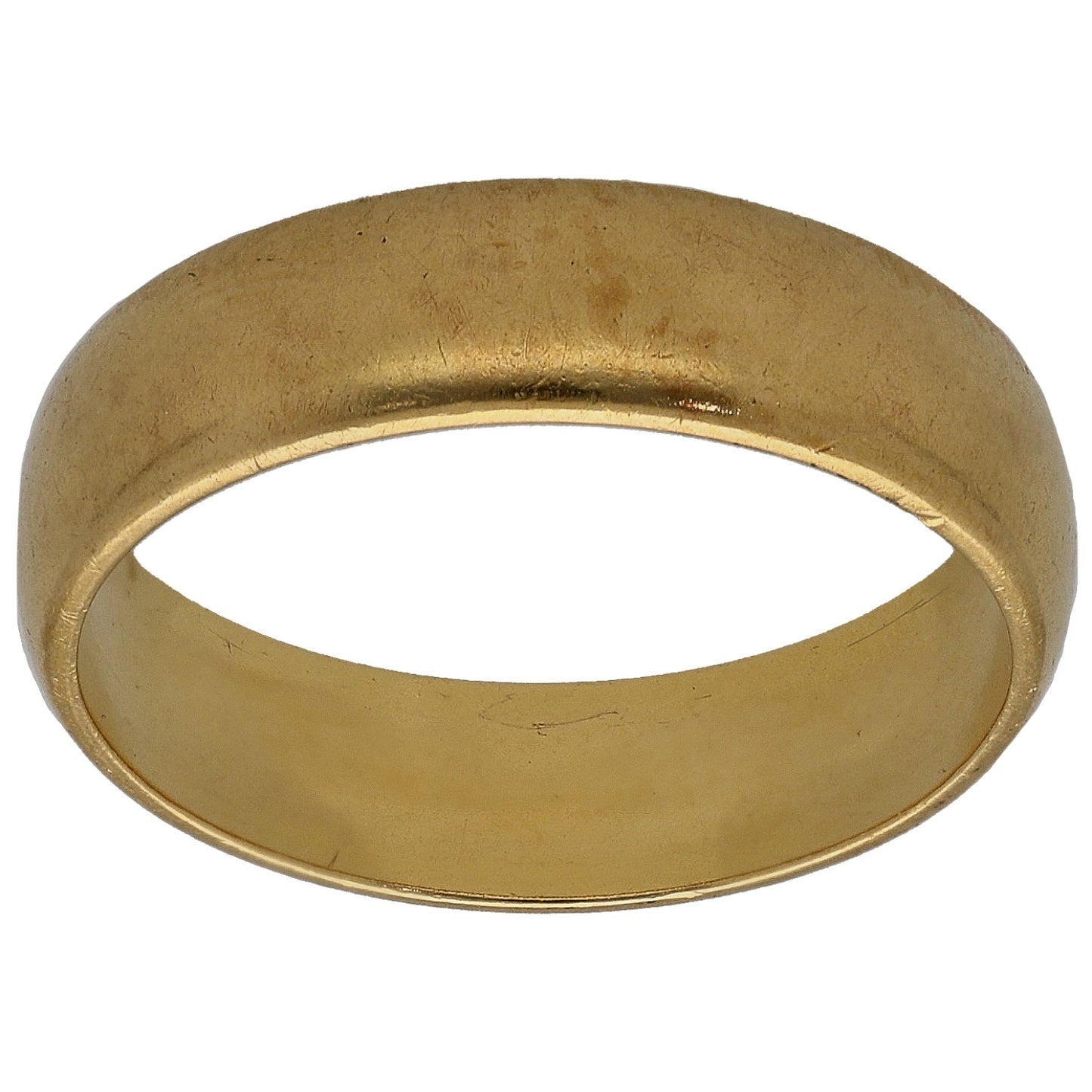 22ct Gold Plain Wedding Ring Size M