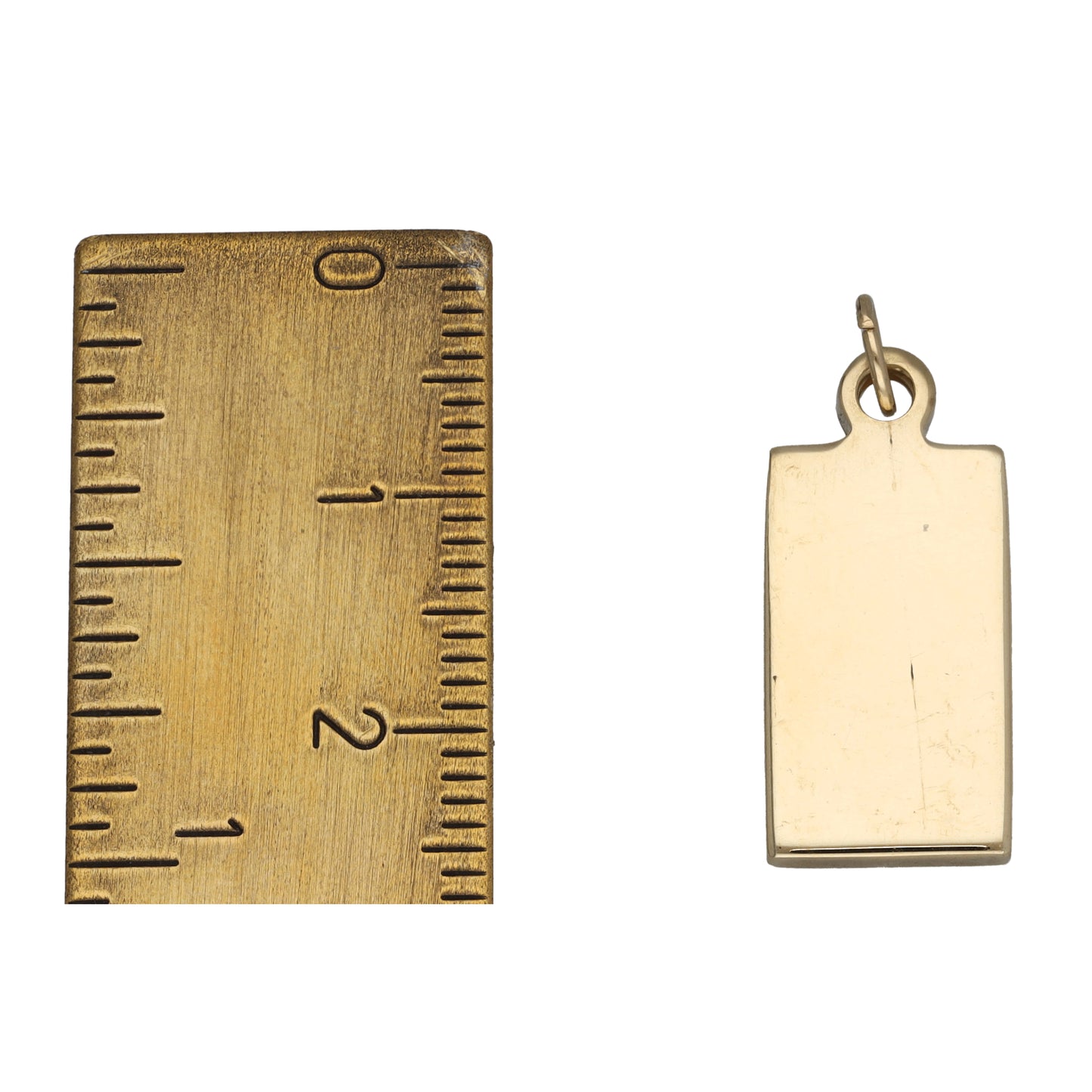9ct Gold Ingot Pendant