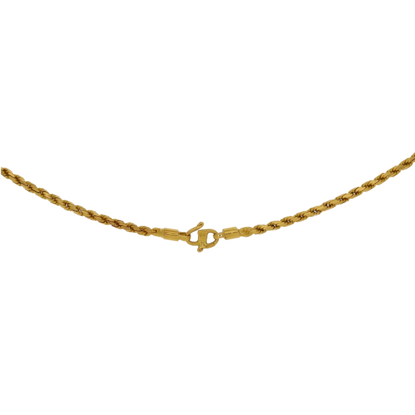 22ct Gold Rope Chain 24"