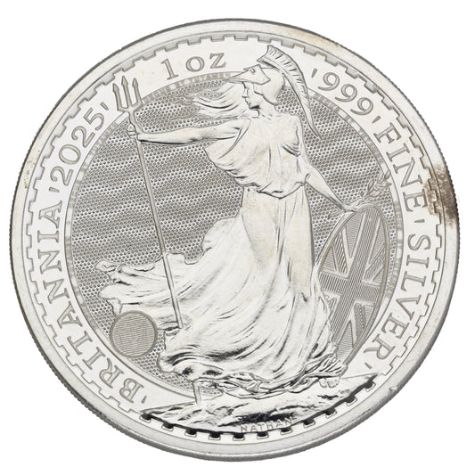 Fine Silver King Charles III 1 OZ Britannia Coin 2025