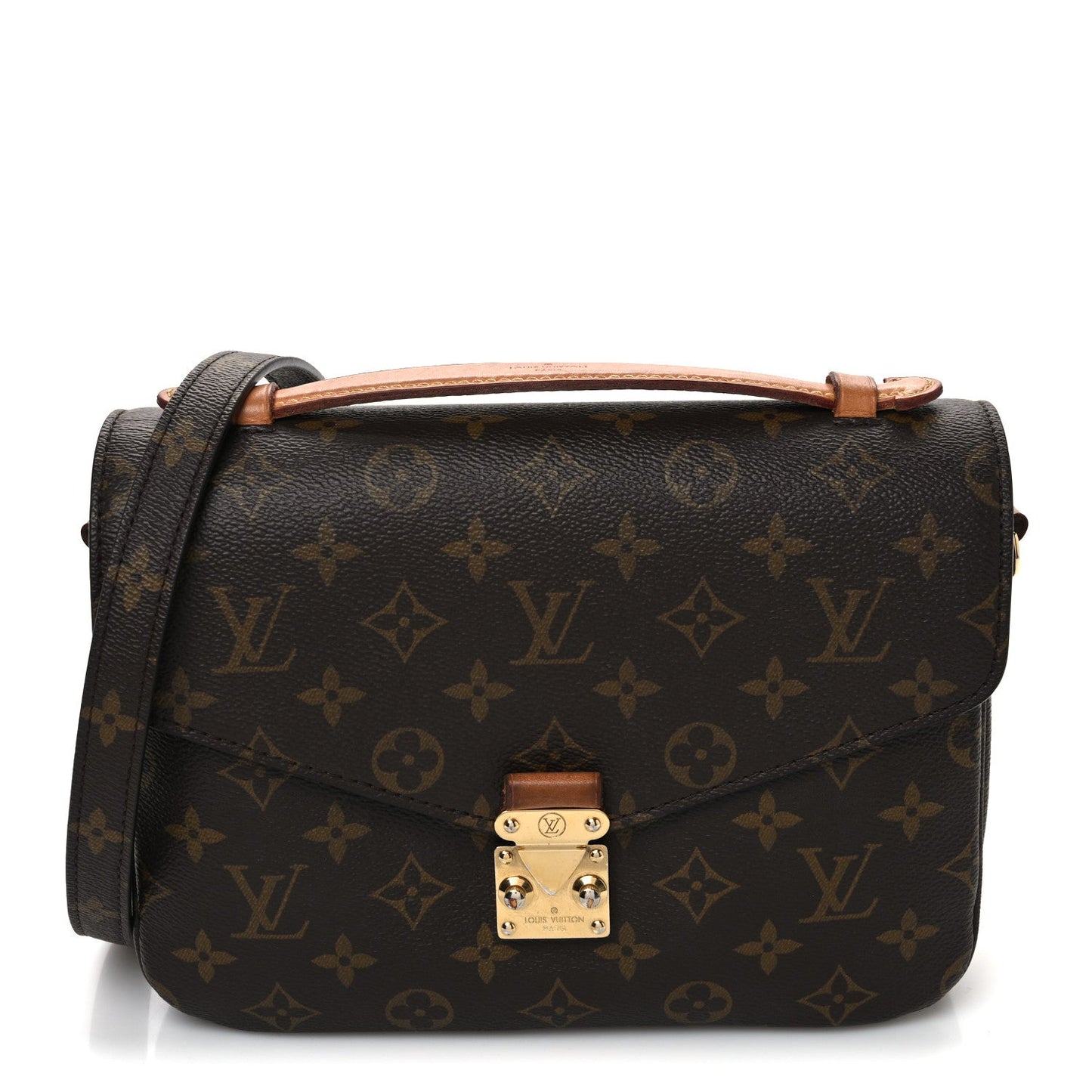 Louis Vuitton Pochette Metis Monogram Coated Canvas Bag - Brown