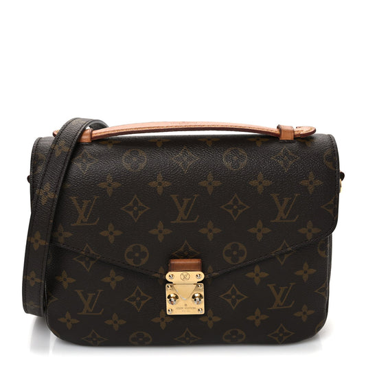 Louis Vuitton Pochette Metis Monogram Coated Canvas Bag - Brown