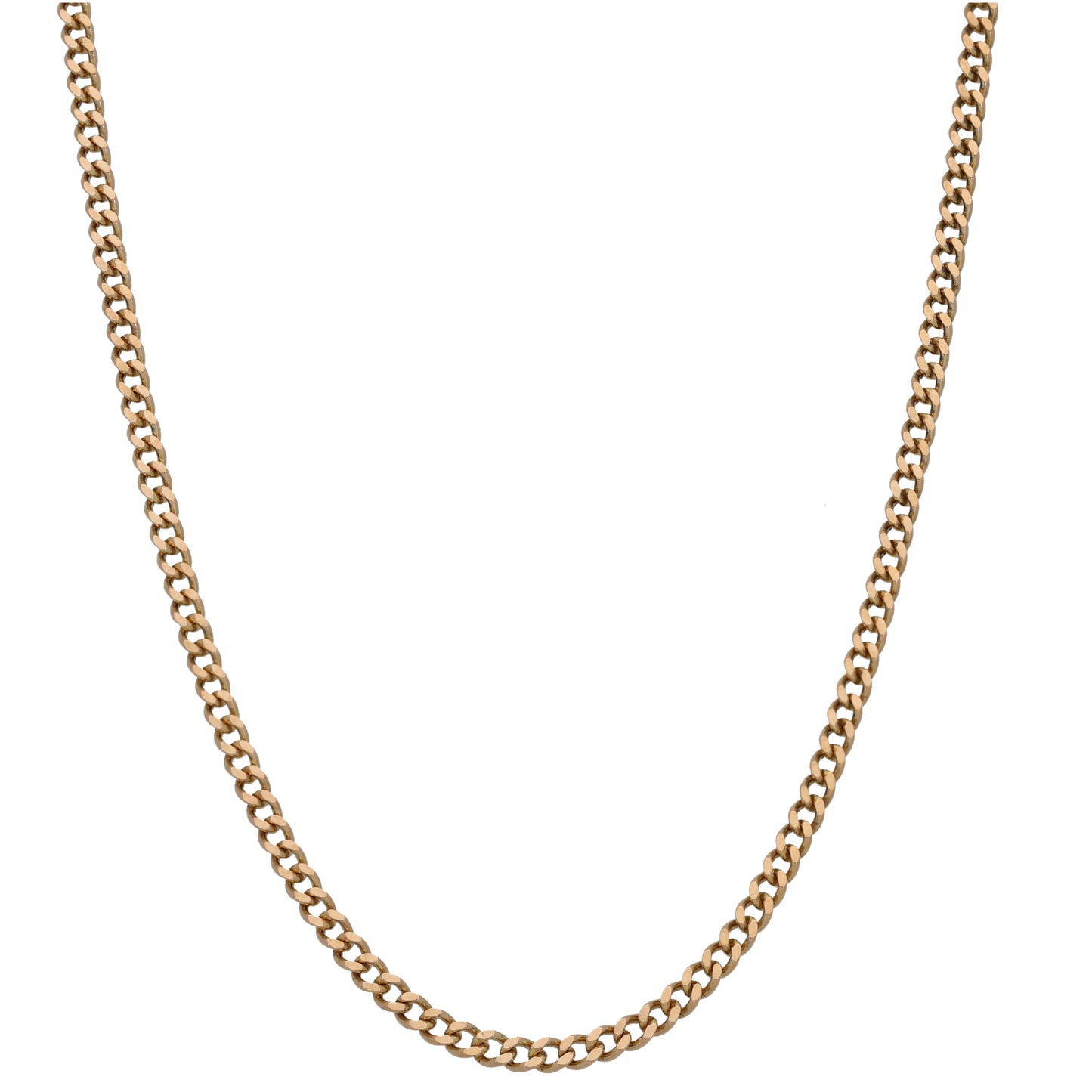 9ct Gold Curb Chain 20"