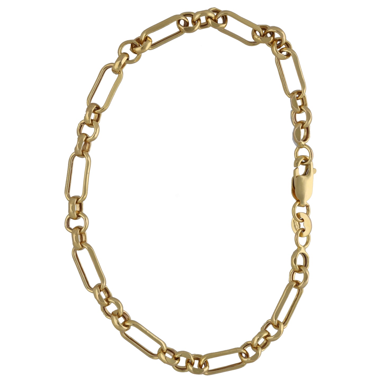 9ct Gold Figaro Bracelet