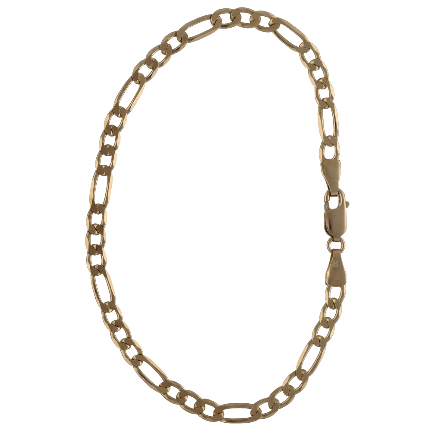 9ct Gold Figaro Bracelet