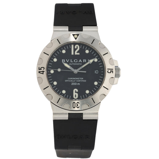 Bvlgari Diagono Scuba SD38S 38mm Stainless Steel Watch