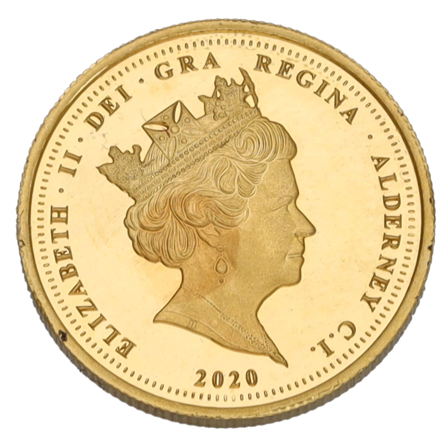 22ct Gold VE-Day 75 Years Quarter Sovereign Coin 2020