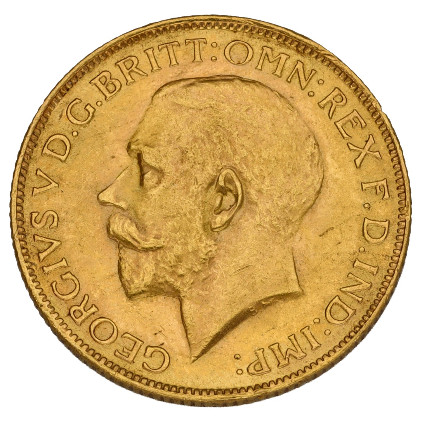 22ct Gold King George V Full Sovereign Coin 1927