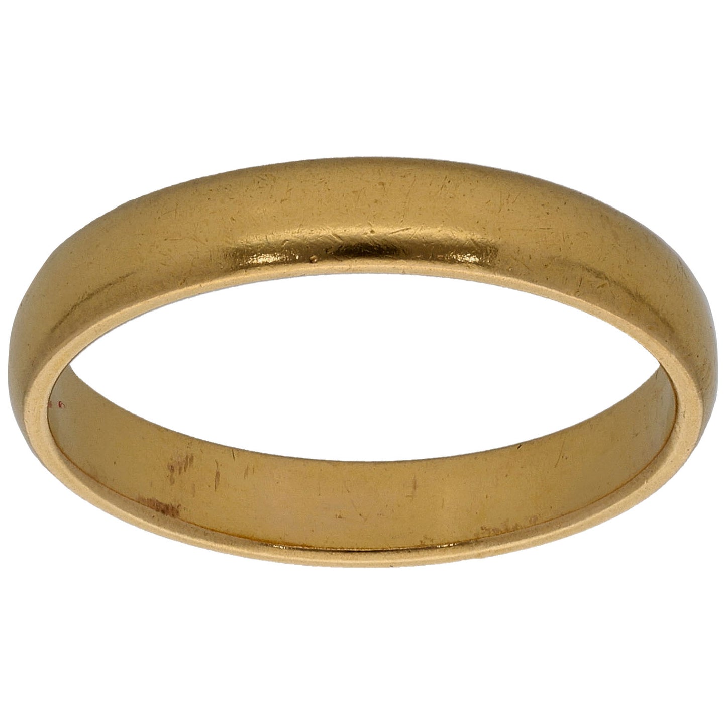 22ct Gold Plain Wedding Ring Size P