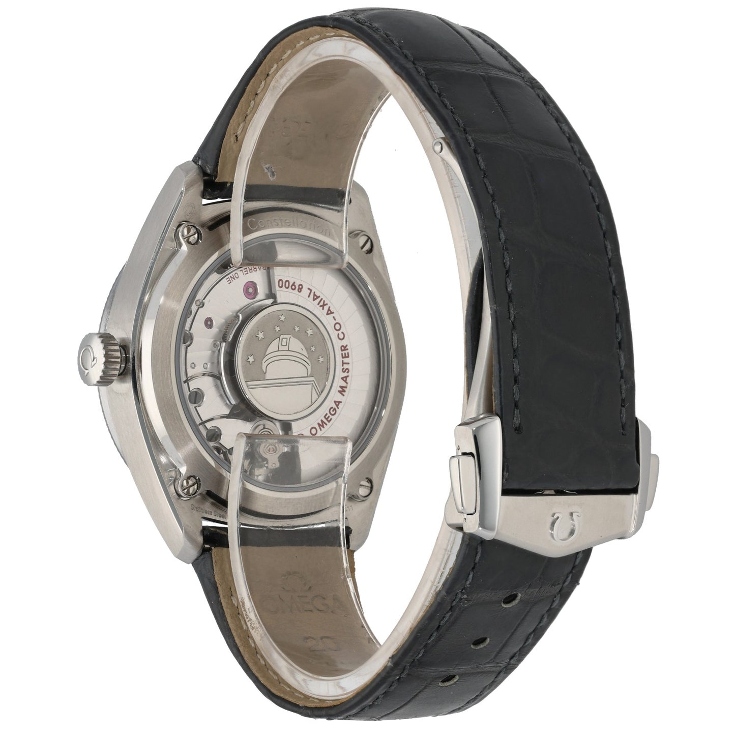 Omega Constellation Glodemaster 130.33.39.21.02.001, open caseback rear image