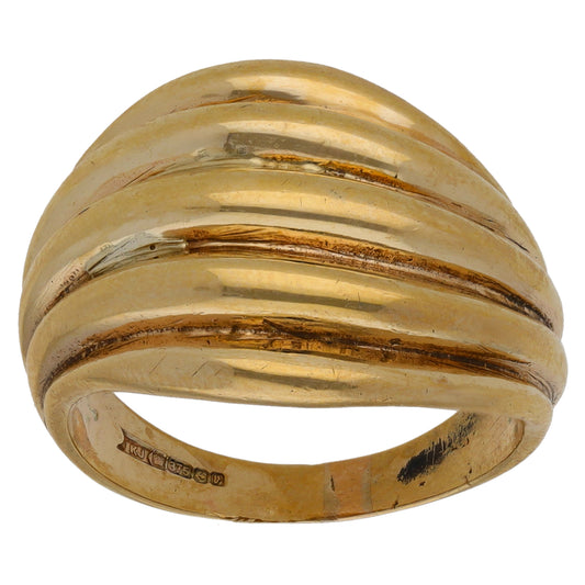 9ct Gold Alternative Ring Size P
