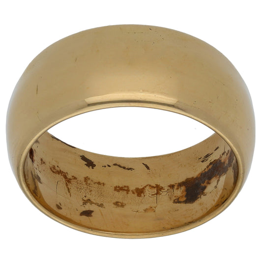 9ct Gold Plain Wedding Ring Size R