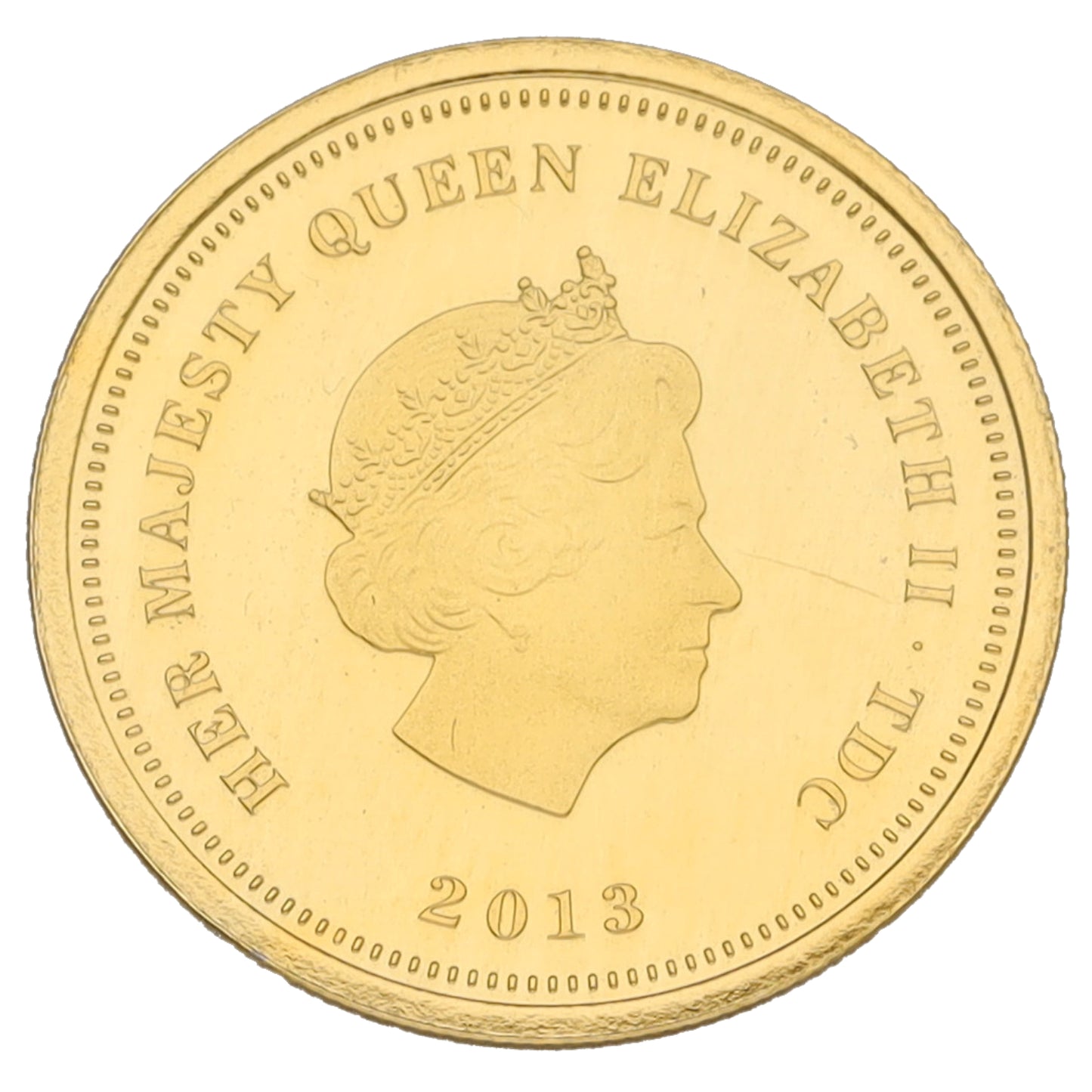 22ct Gold 60th Anniversary Of The Coronation One Crown Coin 2013