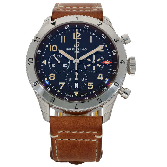 Breitling Super AVI AB0445 46mm Stainless Steel Watch