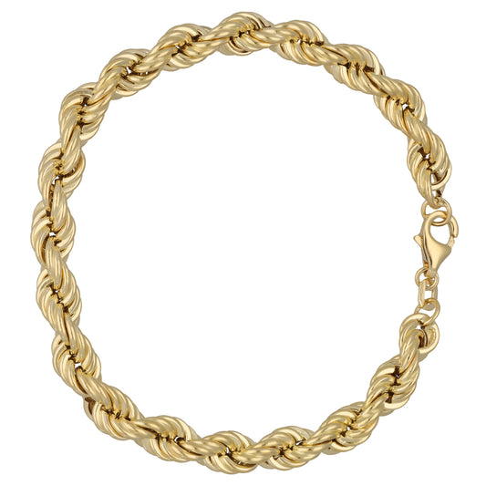 New 9ct Gold Rope Bracelet