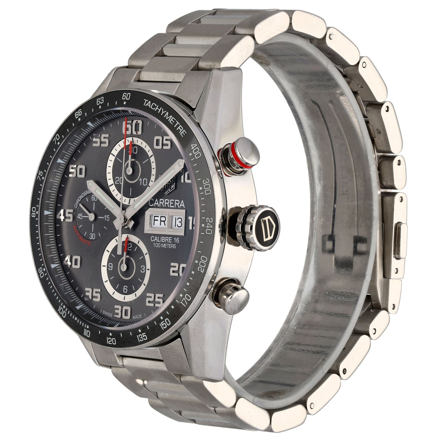Tag Heuer Carrera CV2A1U 43mm Stainless Steel Watch
