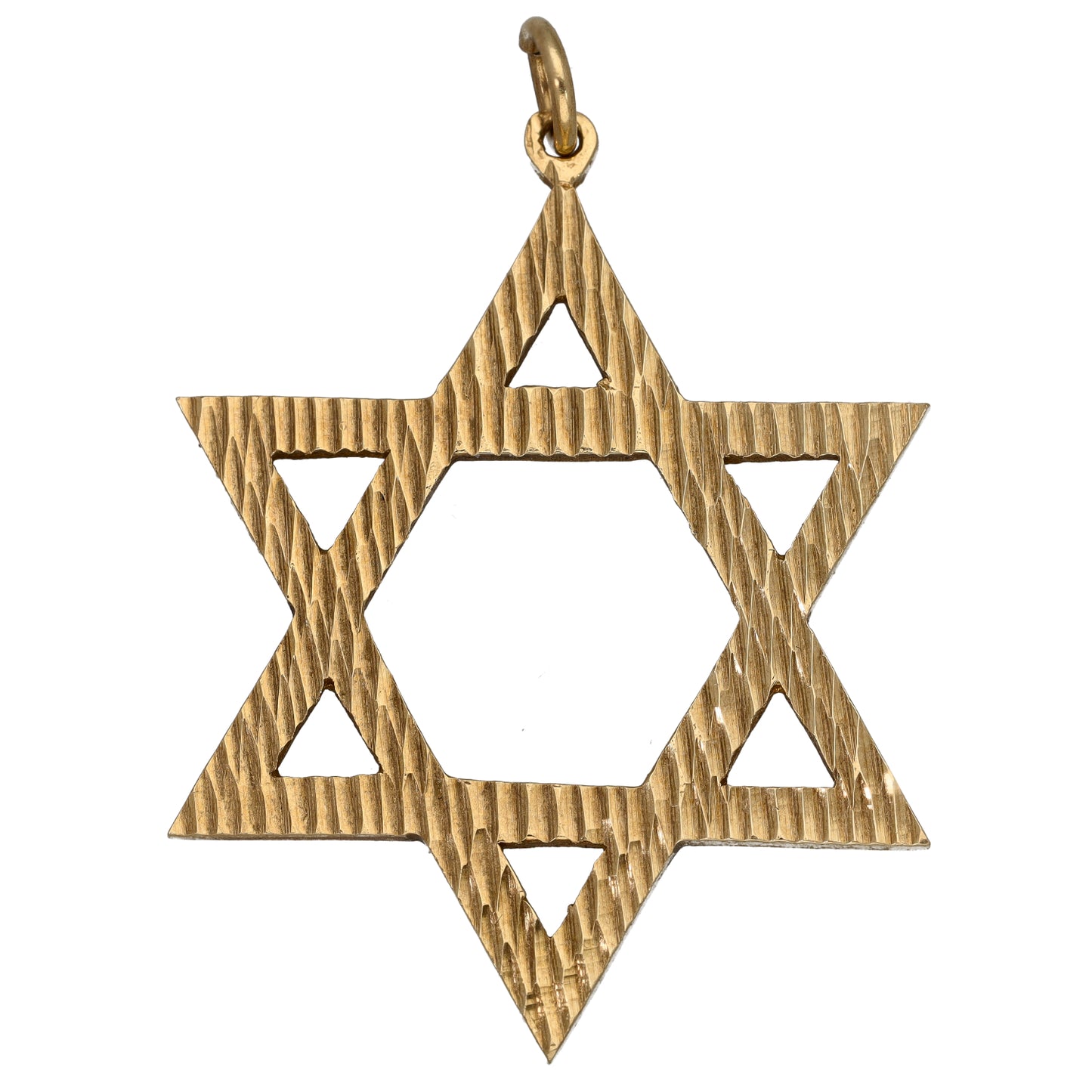 9ct Gold Star of David Pendant