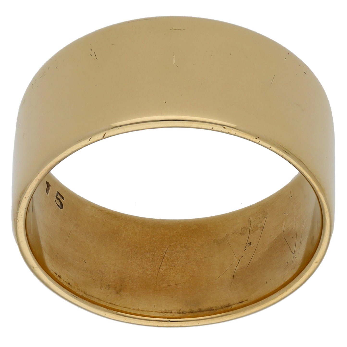 14ct Gold Plain Wedding Ring Size S