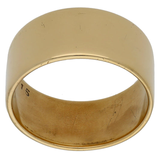 14ct Gold Plain Wedding Ring Size S
