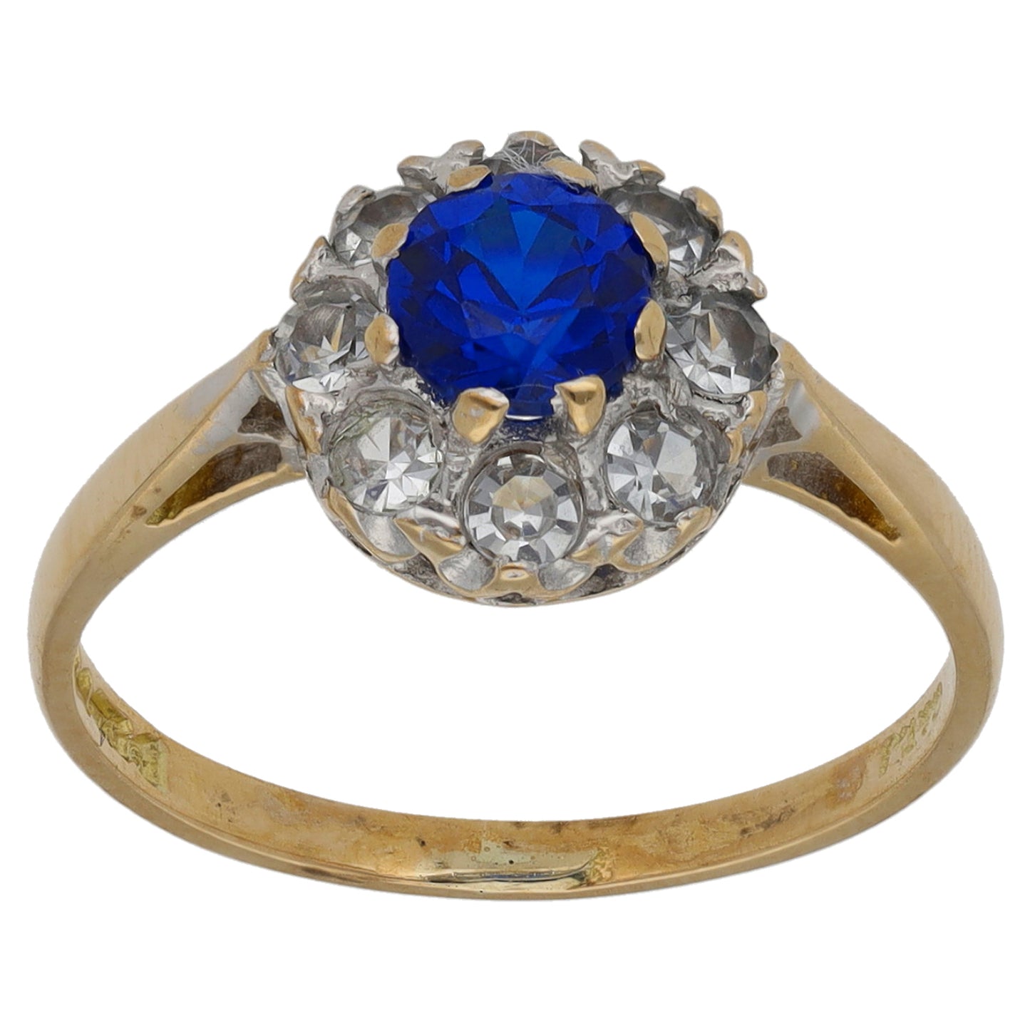 9ct Gold Imitation Dress/Cocktail Ring Size N