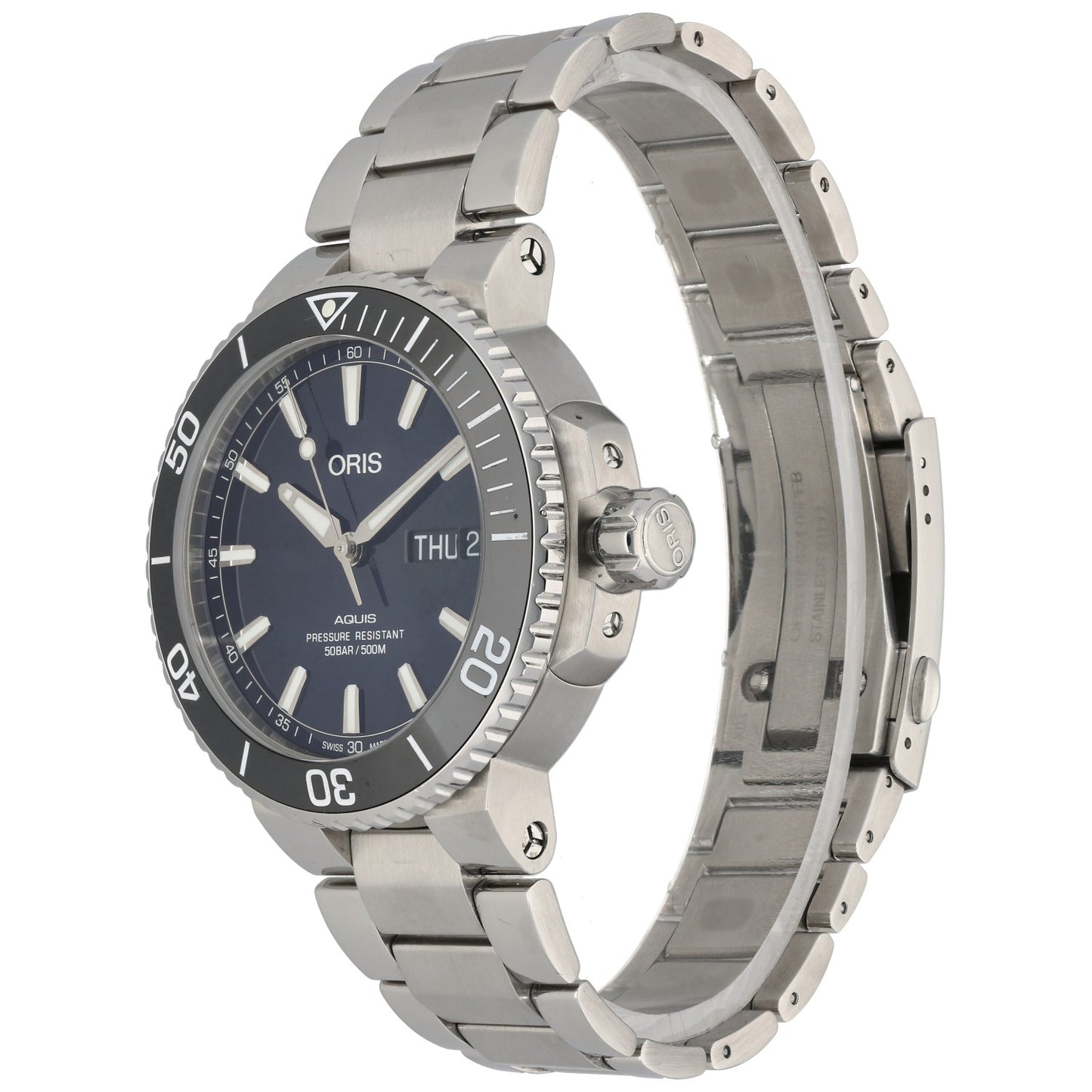 Oris Aquis Hammerhead 7527733 45mm Stainless Steel Watch