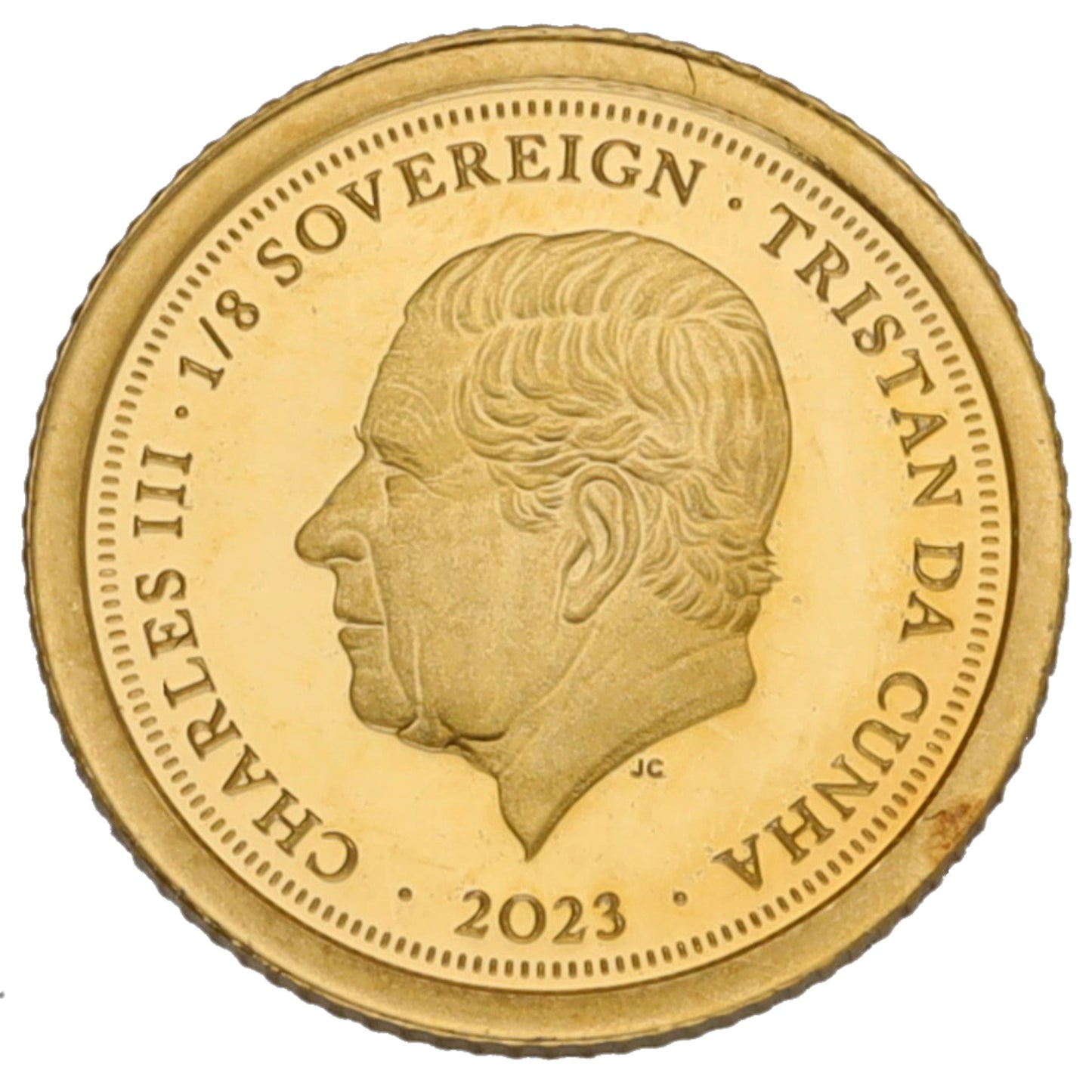 22ct Gold King Charles III Eighth Sovereign Coin 2022