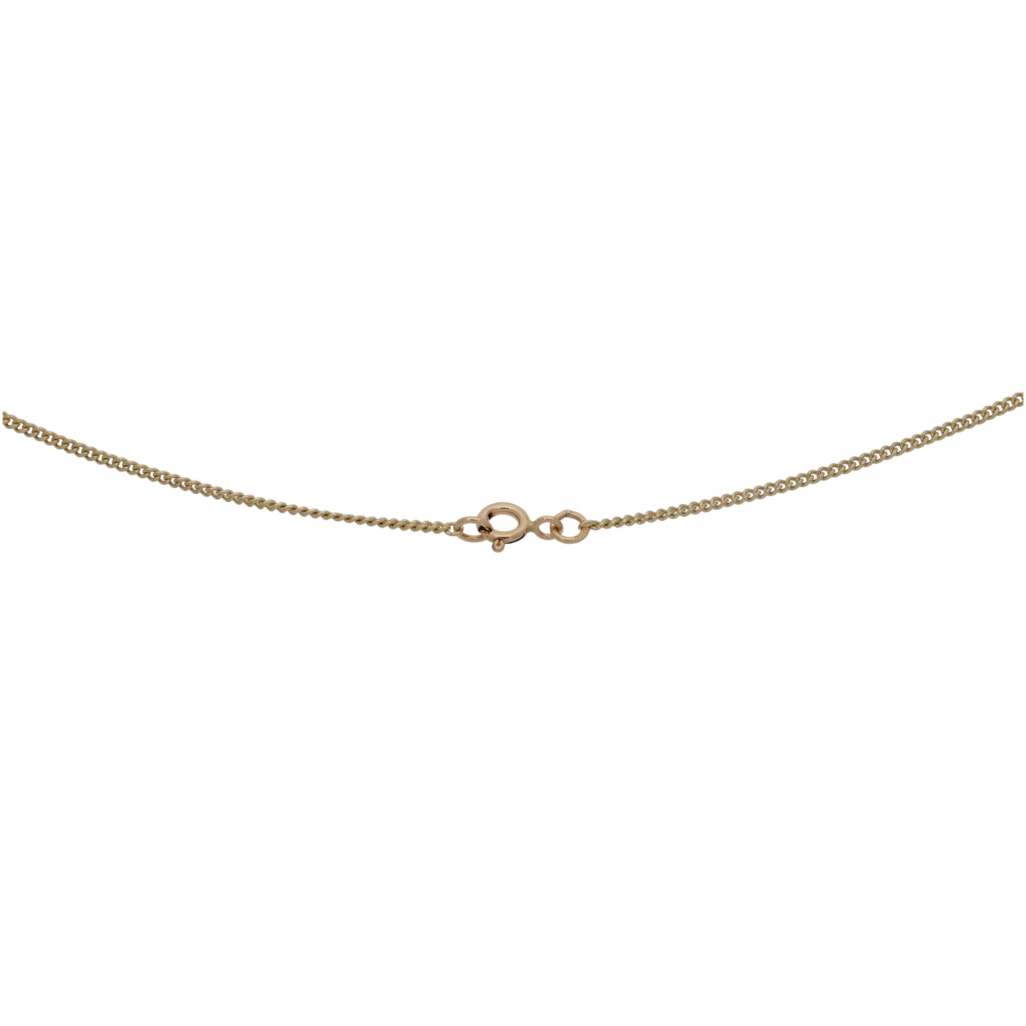 9ct Gold Curb Chain 22"