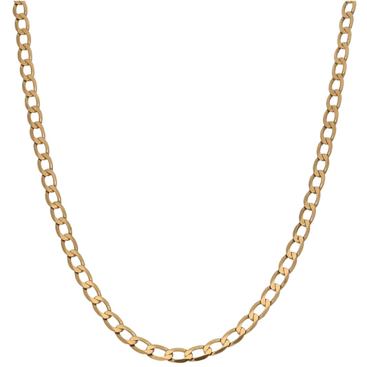 9ct Gold Curb Chain 20"