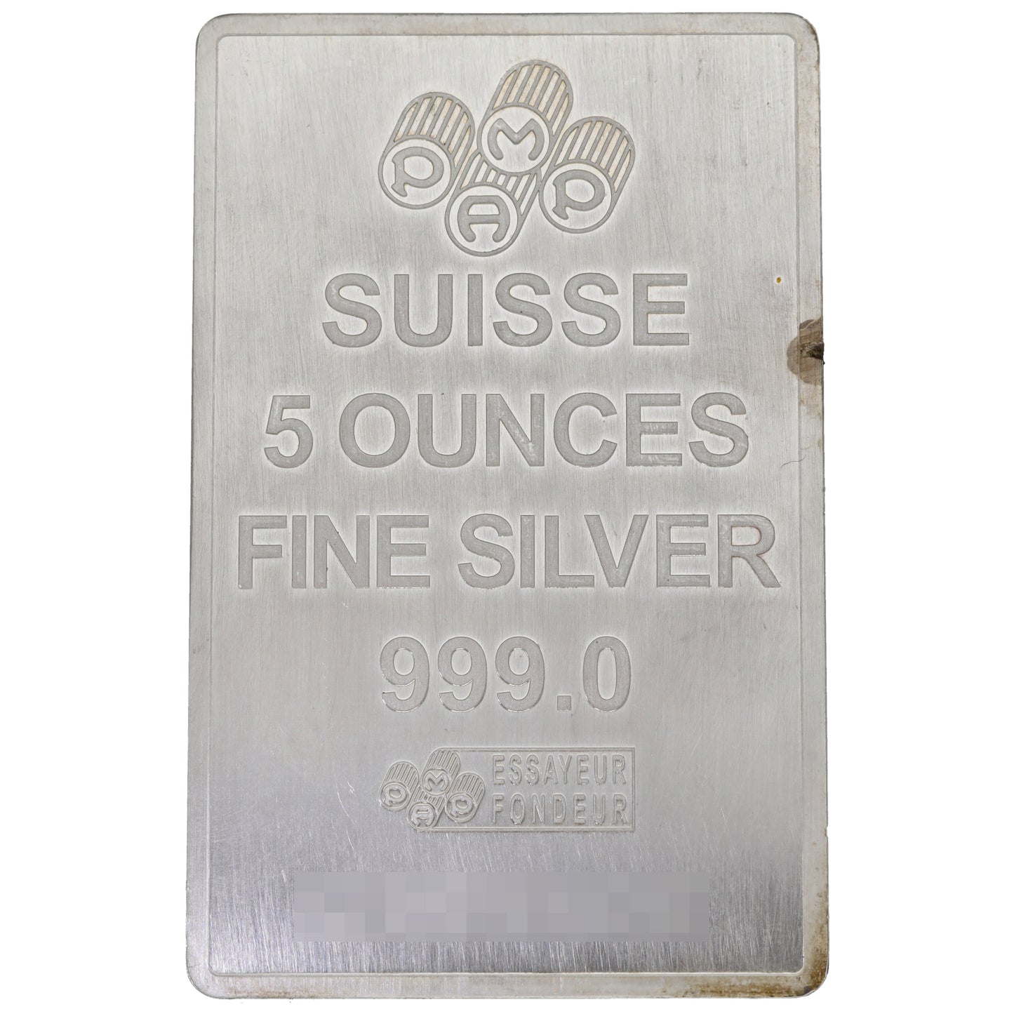 Fine Silver 5 OZ Bar