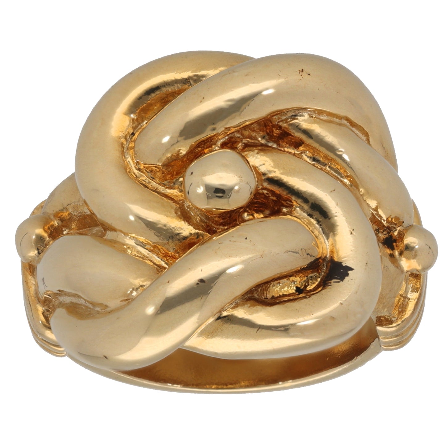 9ct Gold Knot Ring Size Y