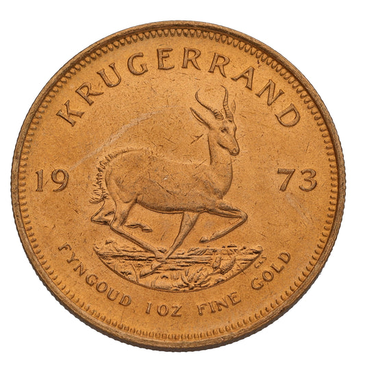22ct Gold 1 OZ Krugerrand Coin 1973