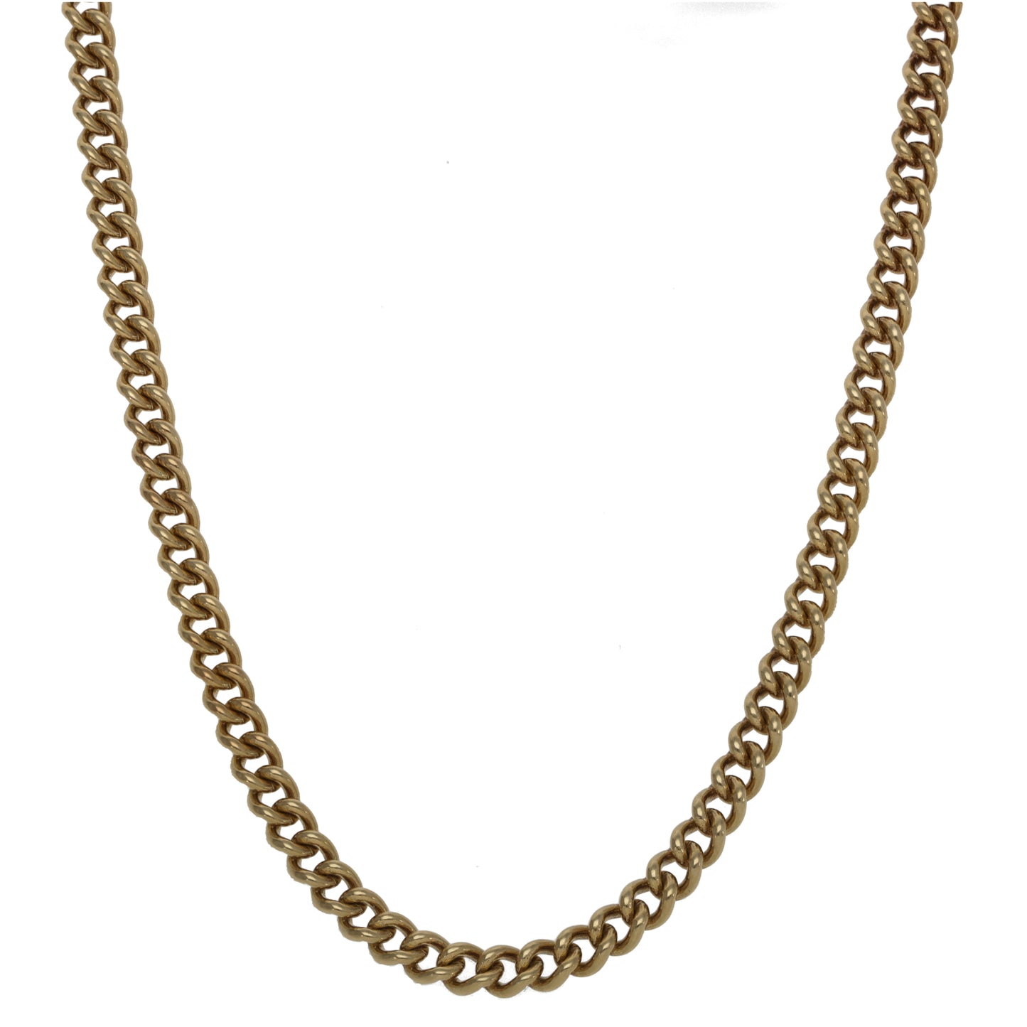 9ct Gold Curb Chain 20"