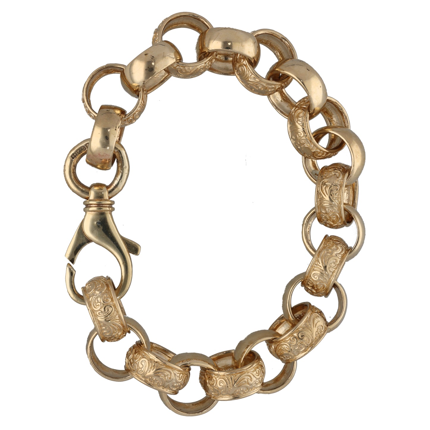 9ct Gold Belcher Bracelet