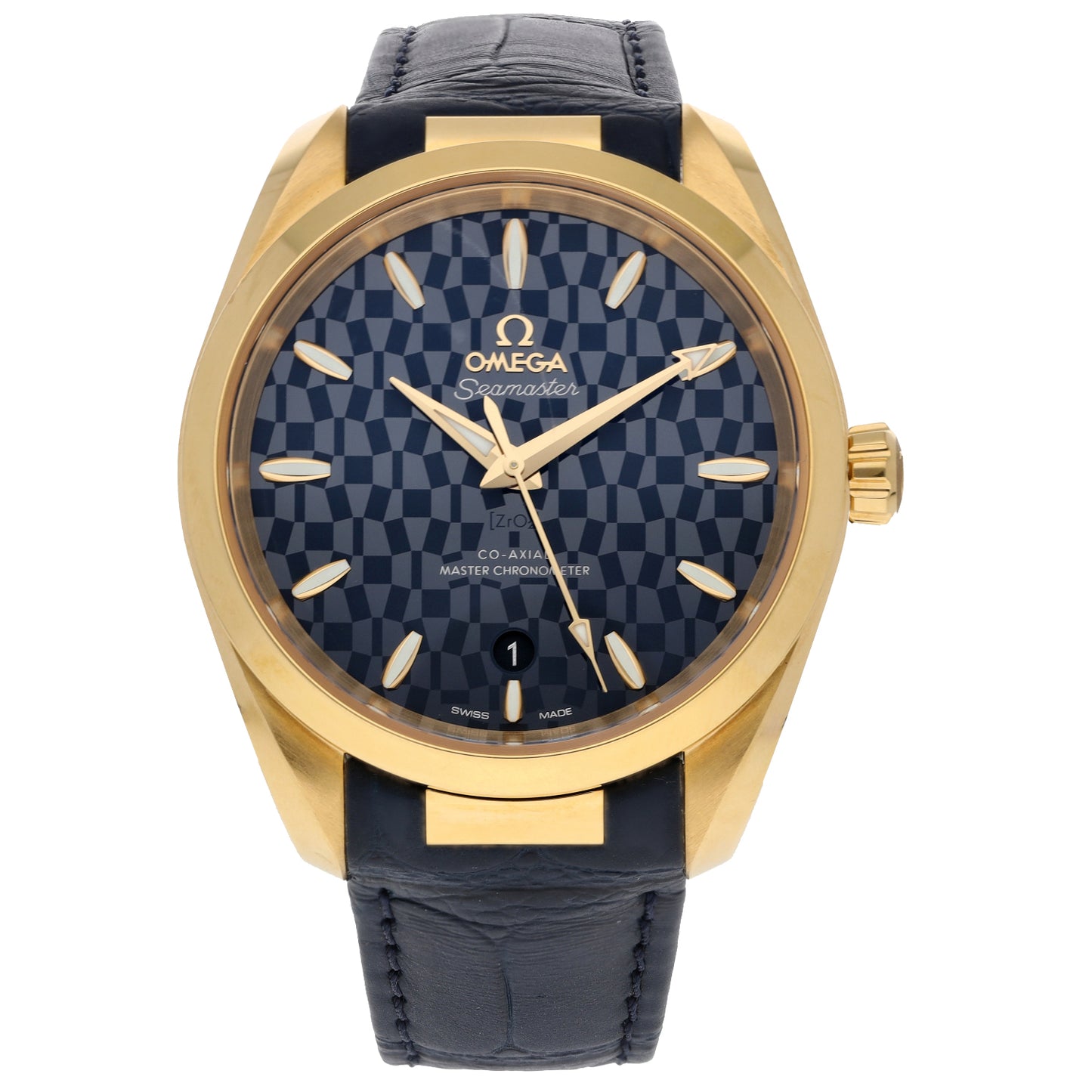 Omega Seamaster Aqua Terra 522.53.38.20.03.001 38mm Gold Watch (Ex-Display)