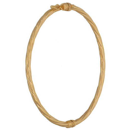 9ct Gold Hinged/Clasp Bangle