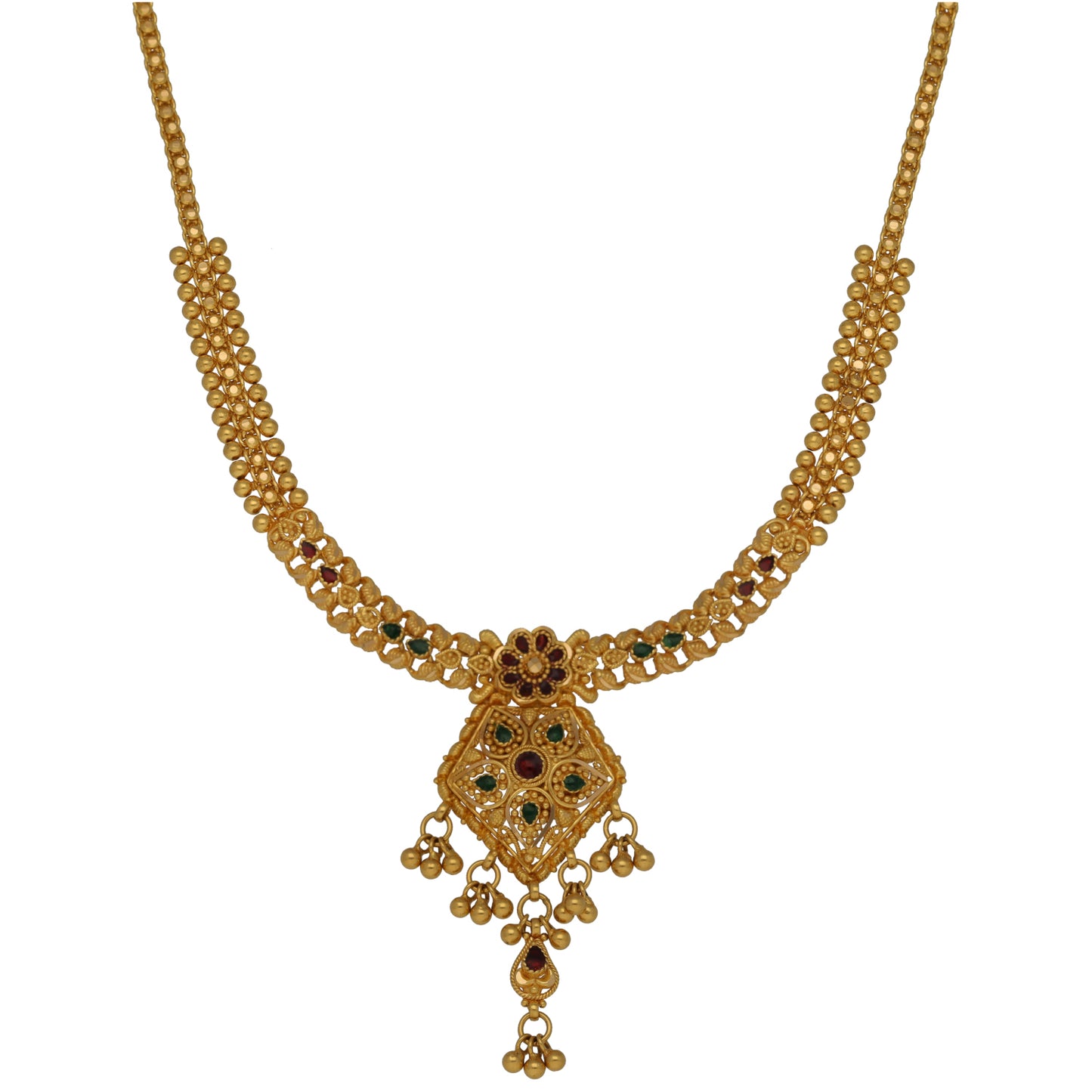 22ct Gold Fancy Necklace 14"