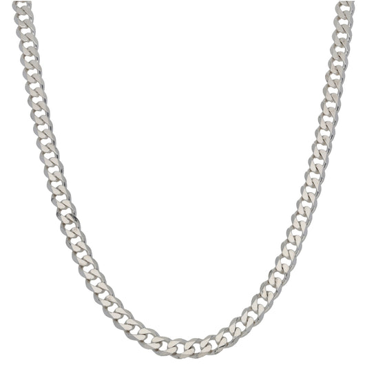 Sterling Silver Curb Chain 20"