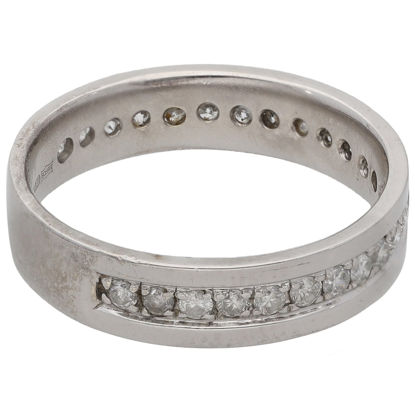 9ct White Gold 0.50ct Diamond Eternity Ring Size M